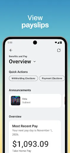 Workday screenshot