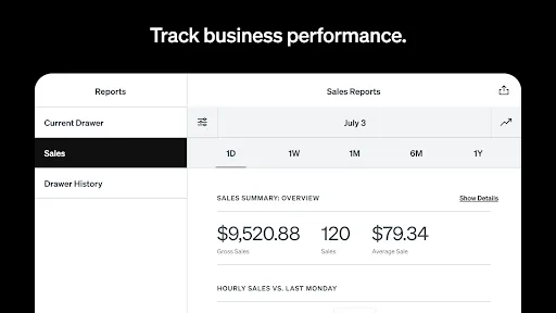 Square Point of Sale: Payment screenshot