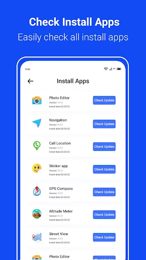 Update Software App: Updates screenshot