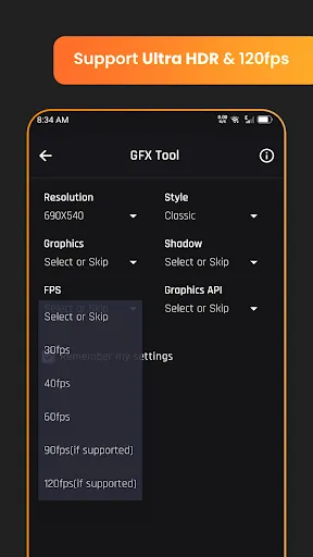Game booster GFX Fire Fix screenshot