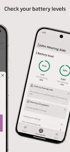 Oticon Companion screenshot