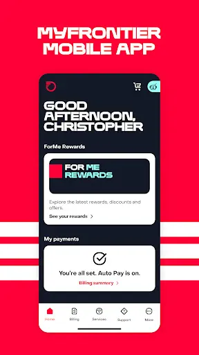 MyFrontier screenshot