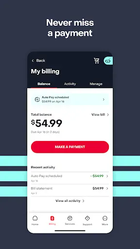 MyFrontier screenshot