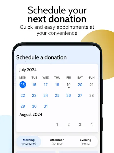 Grifols Plasma Donor Hub screenshot