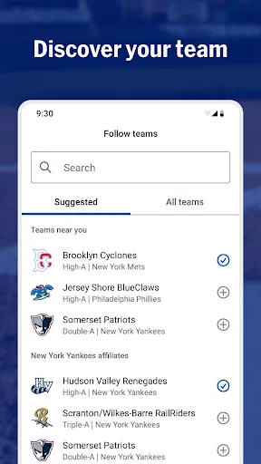 MiLB screenshot