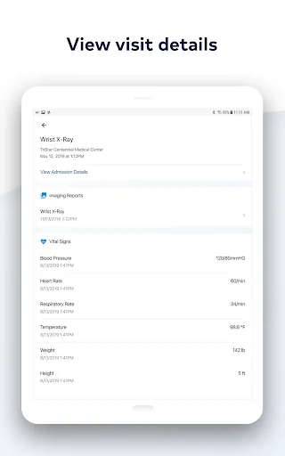 MyHealthONE screenshot