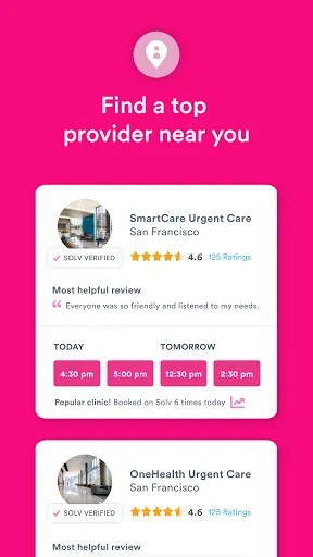Solv: Find Quality Doctor Care screenshot