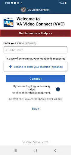 VA Video Connect screenshot