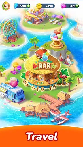 Tasty Travels: Merge Game screenshot