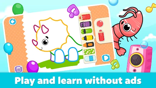 Coloring for Kids: Drawing 2-6 screenshot