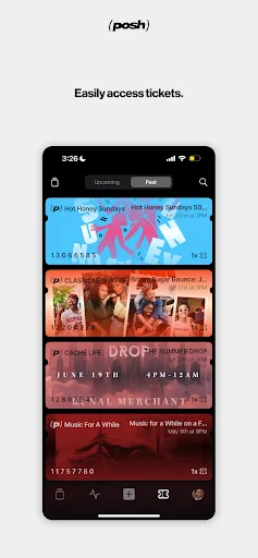 Posh – Create & Find Events screenshot