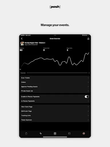 Posh – Create & Find Events screenshot