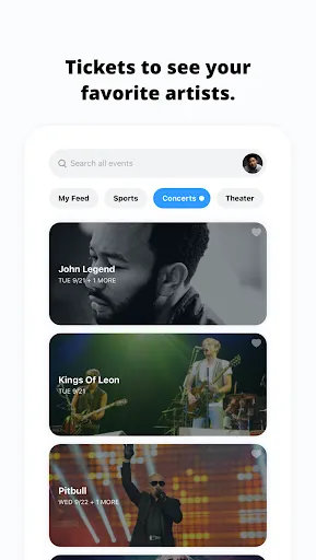 TickPick - Live Event Tickets screenshot