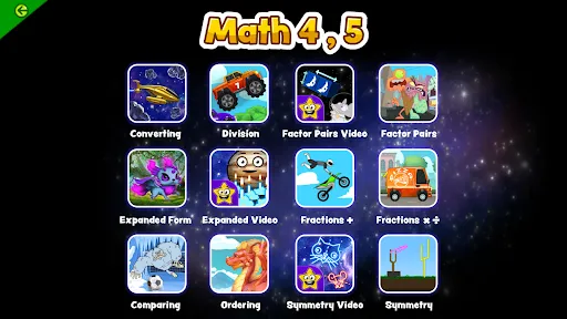 Starfall screenshot