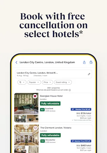 Expedia: Hotels, Flights, Cars screenshot