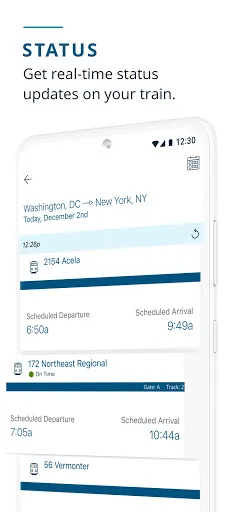 Amtrak screenshot