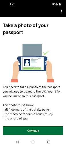 UK ETA screenshot