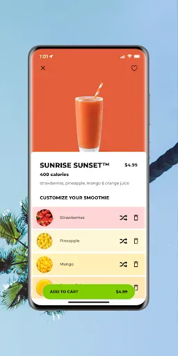 Tropical Smoothie Cafe screenshot