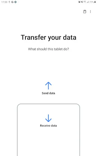 Samsung Smart Switch Mobile screenshot