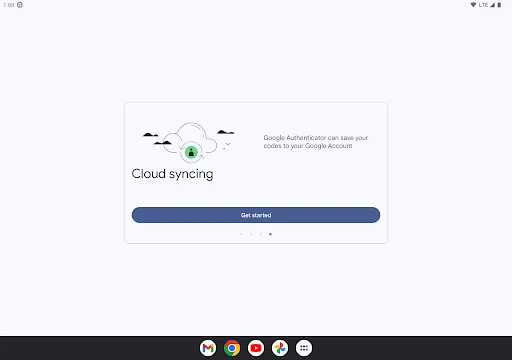Google Authenticator screenshot