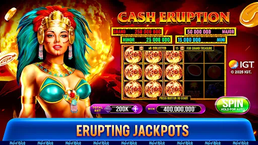 Hard Rock Jackpot Planet screenshot