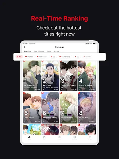 Lezhin Comics - Daily Releases screenshot