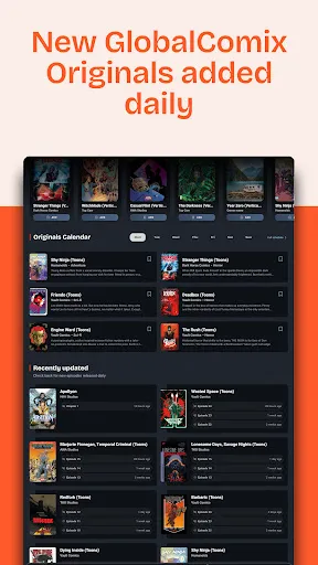 GlobalComix: Comics and Manga screenshot