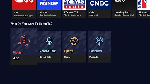 TuneIn Radio: Music & Sports screenshot