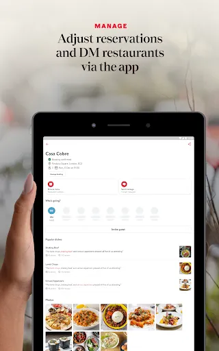 OpenTable screenshot