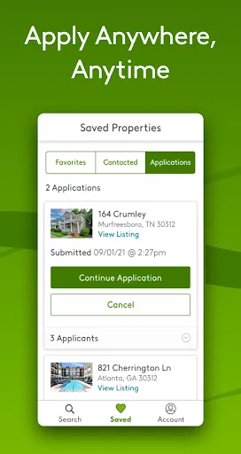 Apartments.com Rental Search screenshot