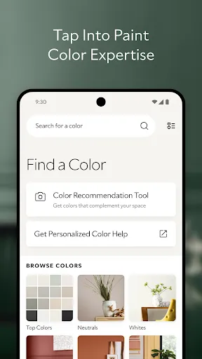 Sherwin-Williams Color Expert™ screenshot