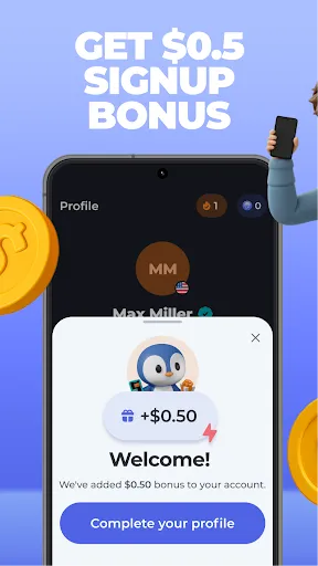 PenguPace: Rewards for Steps screenshot