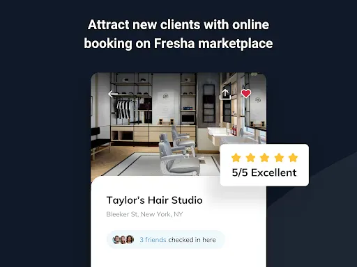 Fresha for business screenshot
