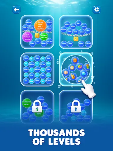 Bubble Word Jam screenshot