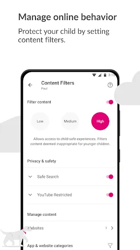 T-Mobile® FamilyMode™ screenshot