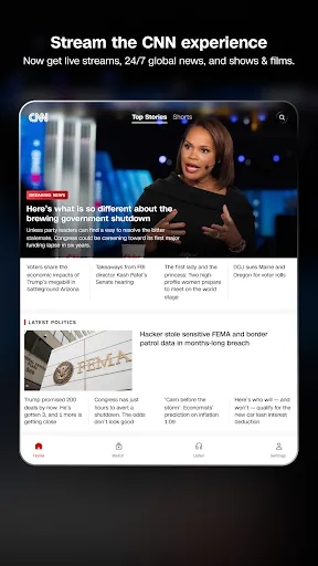 CNN: Live & Breaking News screenshot