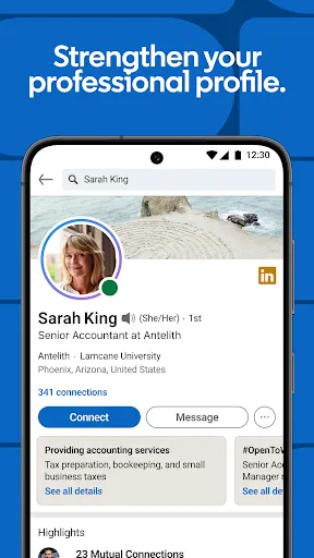 LinkedIn: Community & Network screenshot
