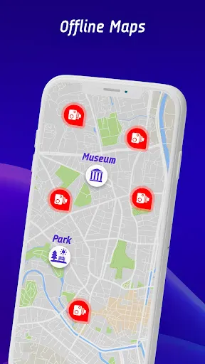 Offline Maps, GPS, Speedometer screenshot
