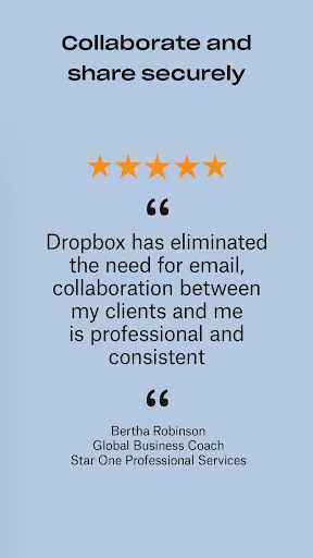Dropbox: Secure Cloud Storage screenshot