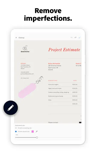 Adobe Scan AI PDF Scanner, OCR screenshot