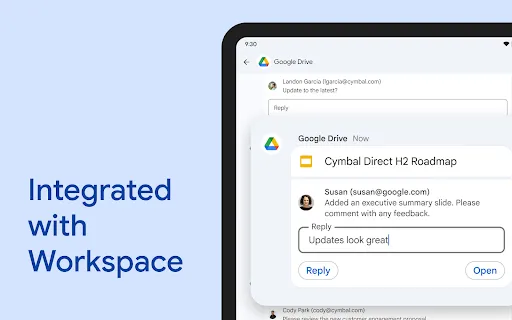 Google Chat screenshot