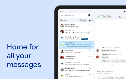 Google Chat screenshot