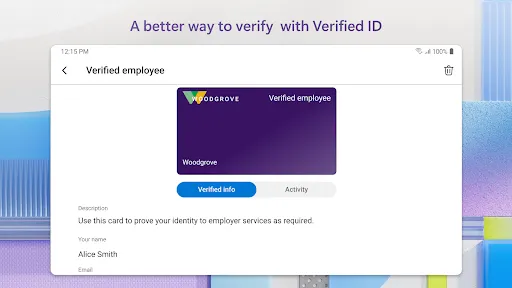 Microsoft Authenticator screenshot