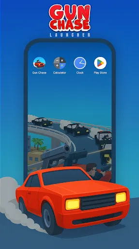 Gun Chase Launcher screenshot