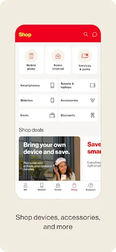 My Verizon screenshot