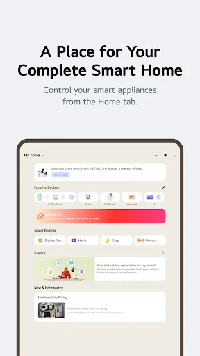 LG ThinQ screenshot