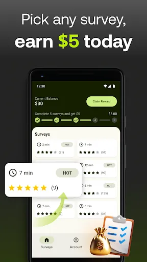 Five Surveys - Earn Money Fast screenshot